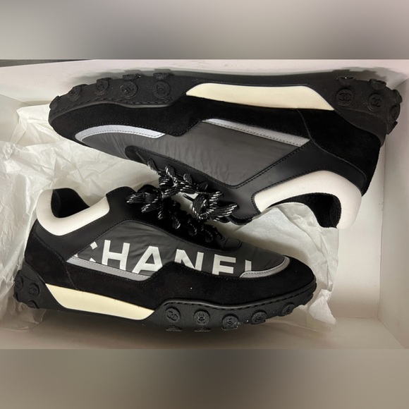 Chanel Men NYLON/CALFSKIN sneaker - Picture 6 of 8